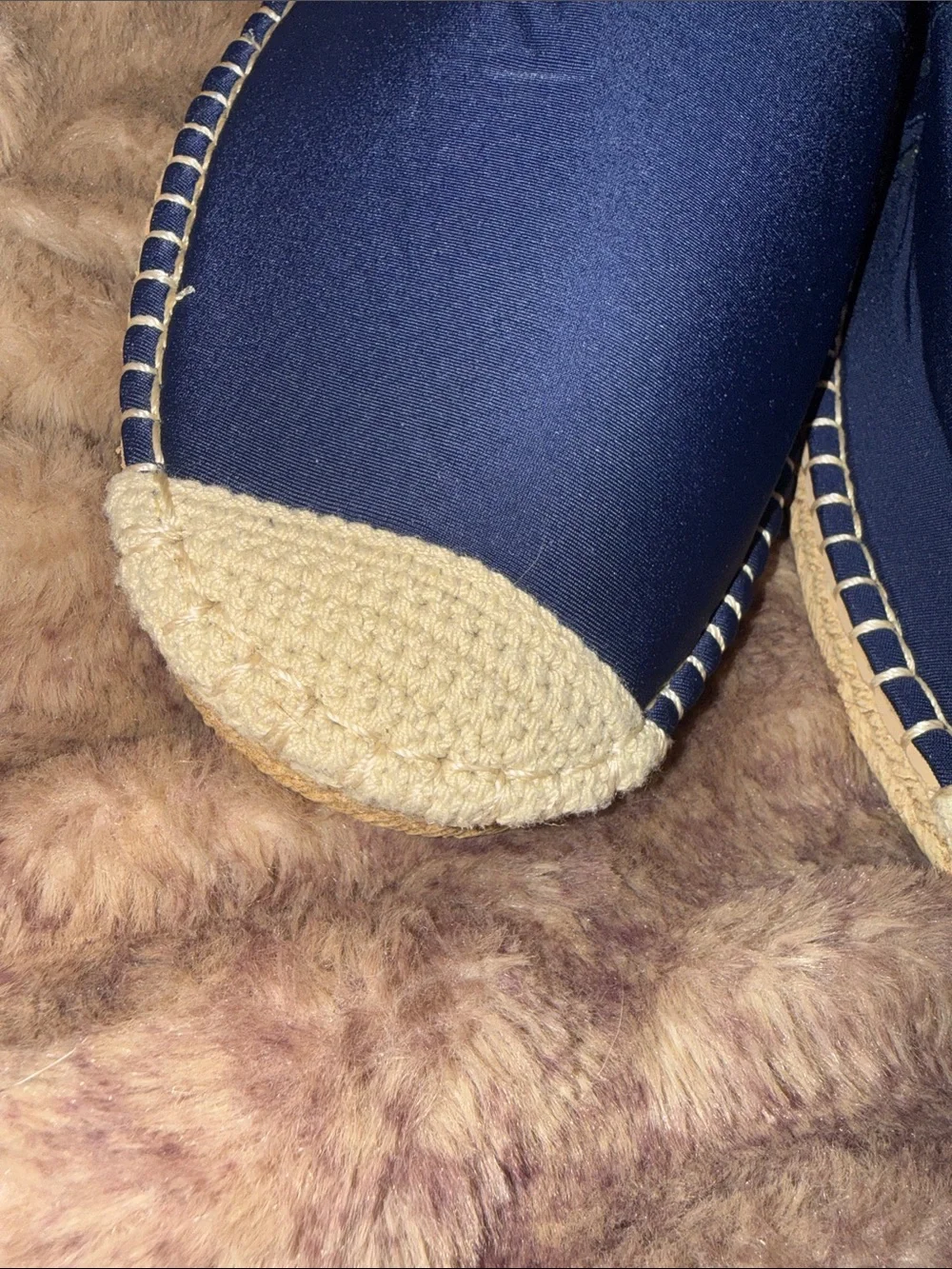 Sea Star waterproof espadrilles. Navy. Size 10. NWT